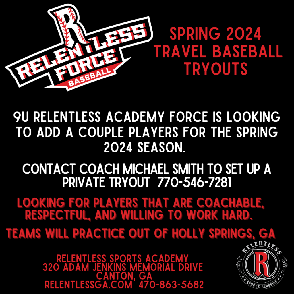 Spring 24 tryouts